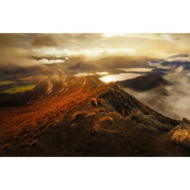 Papermoon Fototapete »Photo-Art YAN ZHANG, Roy's Peak bunt