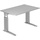 Hammerbacher Schreibtisch VUS12/5 lichtgrau/silber
