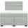 vidaXL Boxspringbett 140 x 200 cm Hellgrau