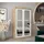 abiks möbel Schwebetürenschrank Promo 120 x 200 x 62 cm Weiß