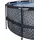 EXIT TOYS Stone Pool Set 427 x 122 cm inkl. Sandfilter grau