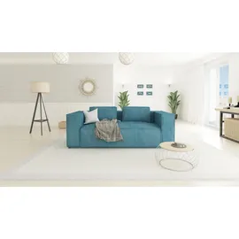 s-style möbel 2-SITZER-SOFA Nova Türkis Cord