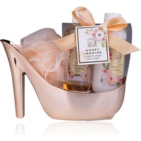 Accentra Badeset „Honey Jasmine“ im Schuh (Farbe: roségold)