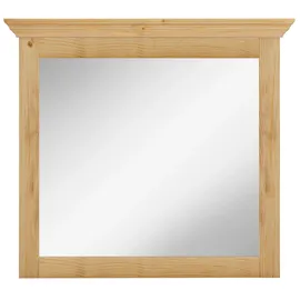 Home Affaire Spiegel "Livana", weiß, B:80cm H:80cm T:8cm, Massivholz, Spiegel, FSC zertifiziertes Massivholz