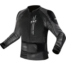LS2 X-Armor Jacke Schwarz/Silber 4XL