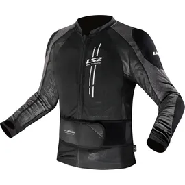 LS2 X-Armor Jacke Schwarz/Silber 4XL