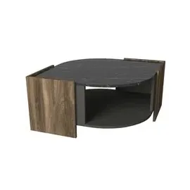 moebel17 Marbel Braun Walnuss 75 x 40 x 75 cm