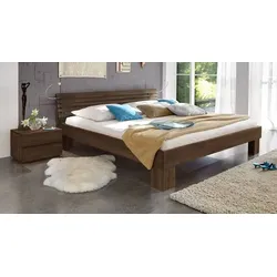 Massivholzbett Wood Romance 140x210 cm Buche klassischer Stil