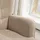 Homcom Ohrensessel Cord 72 x 101 x 80 cm Braun mit Hocker