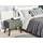 Beliani Nachtschrank Eurostar 50 x 35 x 46 cm Grün/Schwarz