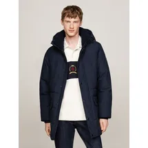 Tommy Hilfiger Parka TOMMY HILFIGER "ROCKIE UTILITY PARKA", Herren, Gr. L, blau (desert sky), Web, Obermaterial: 80% Polyamid, 20% Polyurethan. Futter: 100% Polyamid.