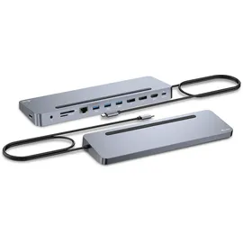 iTEC i-tec USB-C Metal Ergonomic 3x 4K Display Docking Station + PD 100W