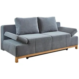 SUN GARDEN Schlafcouch Stoffbezug 2-Sitzer Grau