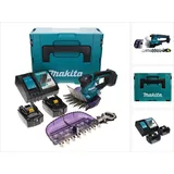 Makita DUM 604 RFXJ Akku Grasschere 18 V mit Gras- und Strauchscherblatt + 2x Akku 3,0 Ah + Ladegerät + Makpac