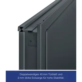 Hörmann Innova T30 Plus rechts 87,5 x 200 cm anthrazitgrau