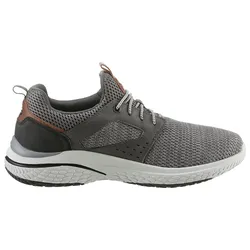 Slip-On Sneaker DOCKERS BY GERLI, Herren, Gr. 42, grau, Textil, Synthetik, sportlich, Schuhe, Slipper, Sneaker, mit leichter Laufsohle in Komfortweite G (weit)