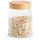 Zeller Vorratsglas mit Bambusdeckel 1300 ml