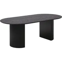 VCM ebuy24 Kyoto Essgruppe Esstisch 100x210 cm Dunkelbraun und