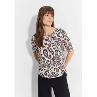 Cecil Damen B321514 Print T-Shirt, Vanilla White, XX-Large -