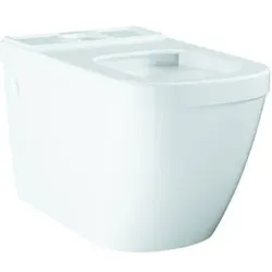 Grohe Stand-WC-Kombination Euro Keramik alpinweiß, spülrandlos, Abgang universal