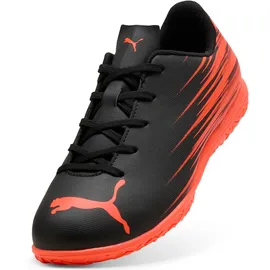 Puma Attancto II IT Kinder black/glowing red 38