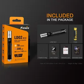 Fenix LD02 schwarz