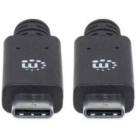 Manhattan USB-C 1 m Schwarz