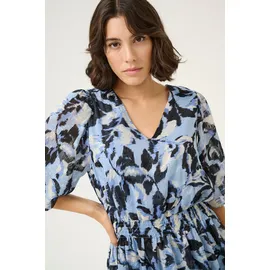 Kaffe Kleid Blusenkleid Blau 36