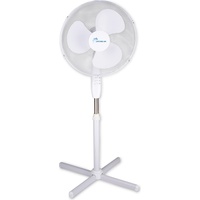 Lifetime Air Fan standing 40cm white PP, Ventilator Weiss