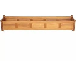 vidaXL Garten-Hochbeet Akazienholz 150x30x25 cm