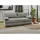luma-home Schlafcouch Feincord 2-Sitzer Hellgrau