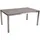 Garden Pleasure Gartentisch SIENNA grau rechteckig 158,0 x 90,0 x 74,0 cm