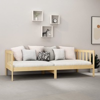 Tidyard Tagesbett Sofabett Schlafsofa Holzbett Lattensofa Massivholzbett Kiefer Massivholz 90x200 cm