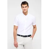 Eterna SLIM FIT Linen Shirt in weiß unifarben, weiß, 43
