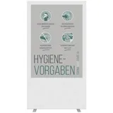 Paperflow Trennwand easyScreen, Hygiene-Vorgaben weiß 94,0 x 174,0 cm, 1 St.