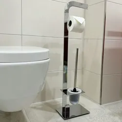 Toilettengarnitur CANNA aus Metall verchromt - 21991