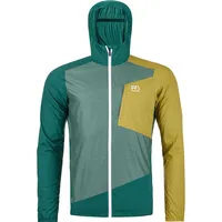 Ortovox Herren Windbreaker Jacke (Größe XL, gruen)