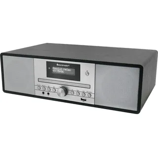Soundmaster Tischradio DAB+, FM, UKW CD, USB, UKW, MP3, DAB+, AUX Inkl. Fernbedienung, Weckfunktion Schwarz