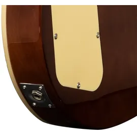 Stagg SEL-STD GOLD Standard Serie, E-Gitarre mit massivem Mahagonikorpus, gewölbte Decke