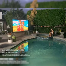 Elite Screens Yard Master 2 - MOBILE OUTDOOR LEINWAND/135/geeignet für: normalen Beamer