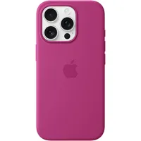 Apple iPhone 16 Pro Silikon Case mit MagSafe fuchsia