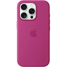 Apple iPhone 16 Pro Silikon Case mit MagSafe fuchsia