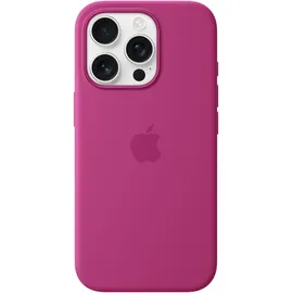 Apple iPhone 16 Pro Silikon Case mit MagSafe fuchsia