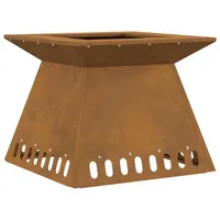 vidaXL Feuerstelle 48x48x40 cm Cortenstahl Vidaxl
