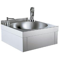 Distform Wandhängendes Handwaschbecken mit elektrischem Wasserhahn