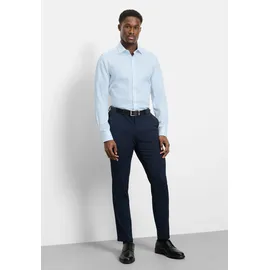 Olymp "OLYMP Level Five, body fit, Kent", Herren, Gr. 39, Normaler Arm, weiß (bleu), 97% Baumwolle, 3% Elastolefin, Hemden
