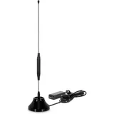 TechniSat DIGIFLEX TT5 - DVB-T/DAB+/UKW Stabantenne mit eingebautem Verstärker (LTE-Filter, Magnetfuß, 26dB-Verstärker)