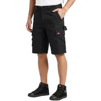 Lee Cooper Arbeitskleidung Herren Klassische Mehrfachtaschen Cargo Shorts, Schwarz, 46
