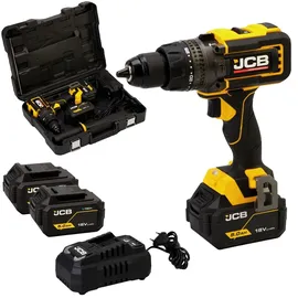 JCB Akku-Schlagbohrschrauber Set 2 x 5,0 Ah + Ladegerät