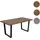 Mendler HWC-O61 160 x 75 x 90 cm Walnuss-Optik